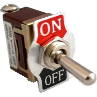 ON-OFF Heavy Duty Spring Return Toggle Switch 15A 250VAC 2Pole