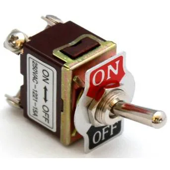 ON-OFF Heavy Duty Toggle Switch 15A 250VAC 4Pole