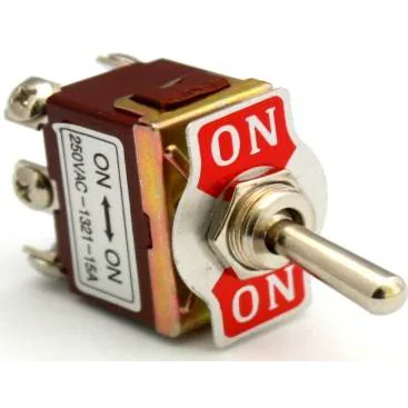 ON-ON Heavy Duty Toggle Switch 15A 250VAC 6Pole