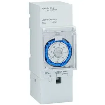 Daily Analog Timer 230V w/ Reserve - Din Rail Type - IP20 Rating