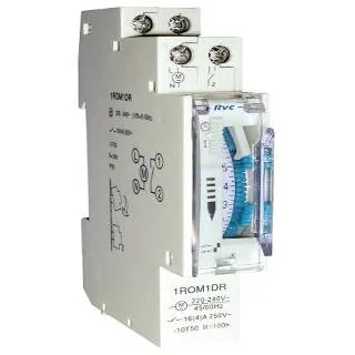 240V Din Rail Analogue Daily Timer w/ Back-up (100h)