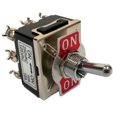 ON-ON Heavy Duty Toggle Switch 10A 250VAC 9Pole