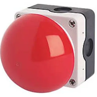 Palm Size Mushroom Head Red Momentary Push Button Switch 1NO/1NC