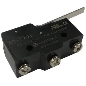 Straight Lever Micro Limit Switch 15A IP55 Rating