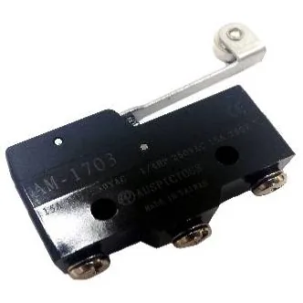 Extended Roller Lever Push Type Micro Limit Switch 15A IP55 Rating