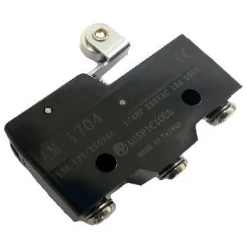 Roller Lever Push Type Micro Limit Switch 15A IP55 Rating