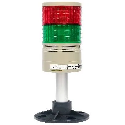 50mm Red-Green Flashing Type with Buzzer Tower Light - Voltage 24V & 220V - LED 