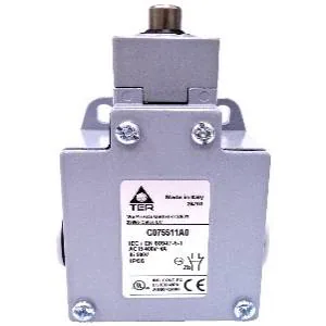 Push Type Limit Switch - 60mm Width 4A 400V - 3 Cable Entry