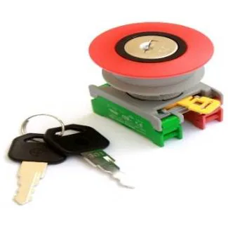 22mm Emergency Stop Switch w/ Key