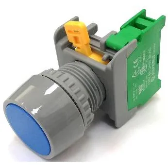 Push Button Blue Color w/ 1N/O Contact