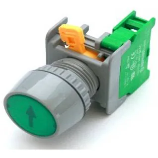 Push Button Green Color w/ 1N/O Contact