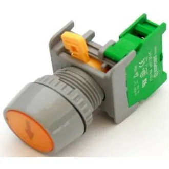 Push Button Yellow Color w/ 1N/O Contact