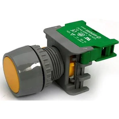 Push Button Yellow Color w/ 1N/O Contact
