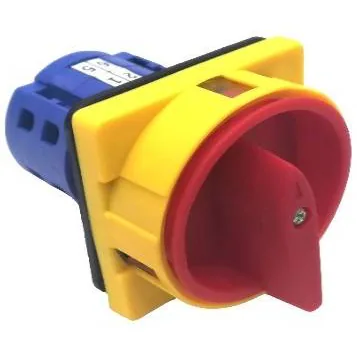 OFF-ON 20A 4Pole Padlockable Rotary Switch 64x64mm Plate Size