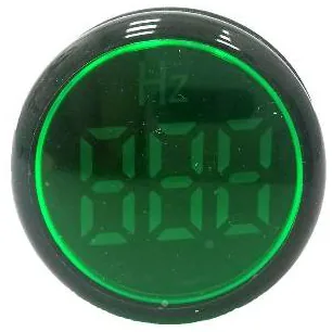 22mm 0-99Hz Green Frequency Digital LED Indicator Meter