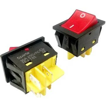 30A ON-OFF 4Pin Red Rocker Switch
