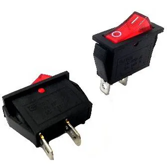ON-OFF 2Pin Red Rocker Switch