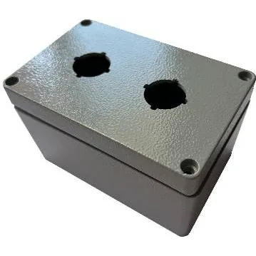 22mm 2-Hole Metal Enclosure IP66/IP67 80x125x70mm