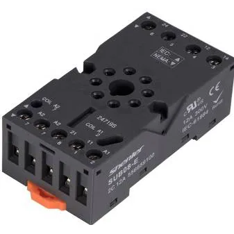 8Pin Round Socket Base - Din Rail Type