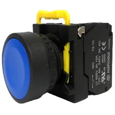 Push Button Blue Color w/ 1N/O Contact