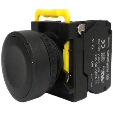 Push Button Black Color w/ 1N/O Contact