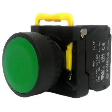 Push Button Green Color w/ 1N/O Contact