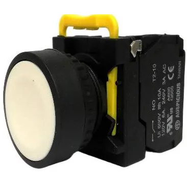 Push Button White Color w/ 1N/O Contact