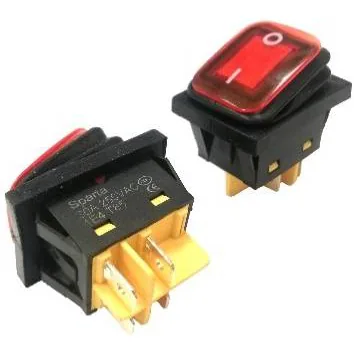 30A ON-OFF 4Pin Red Rocker Switch